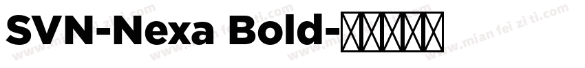 SVN-Nexa Bold字体转换